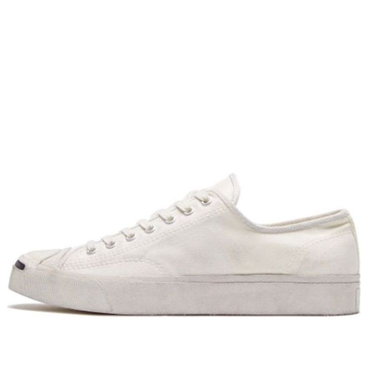 

Кеды Converse Jack Purcell Burnished Suede Low Beige, белый