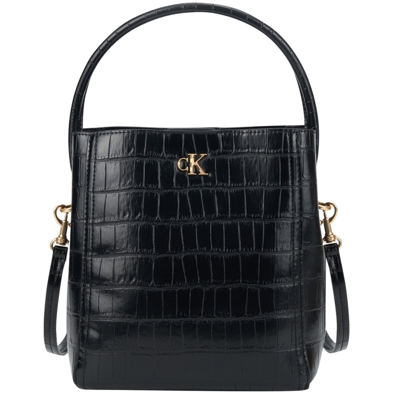 

Calvin Klein Синтетическая женская сумка через плечо среднего размера космический черный