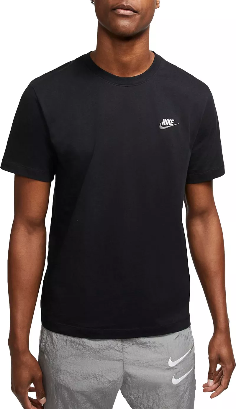

Мужская футболка Nike Sportswear Club, черный/белый/темно-серый