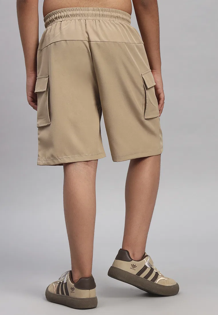 Шорты тренировочные карго, Mesh, TrailFlex Fitleasure, коричневый — фото 4