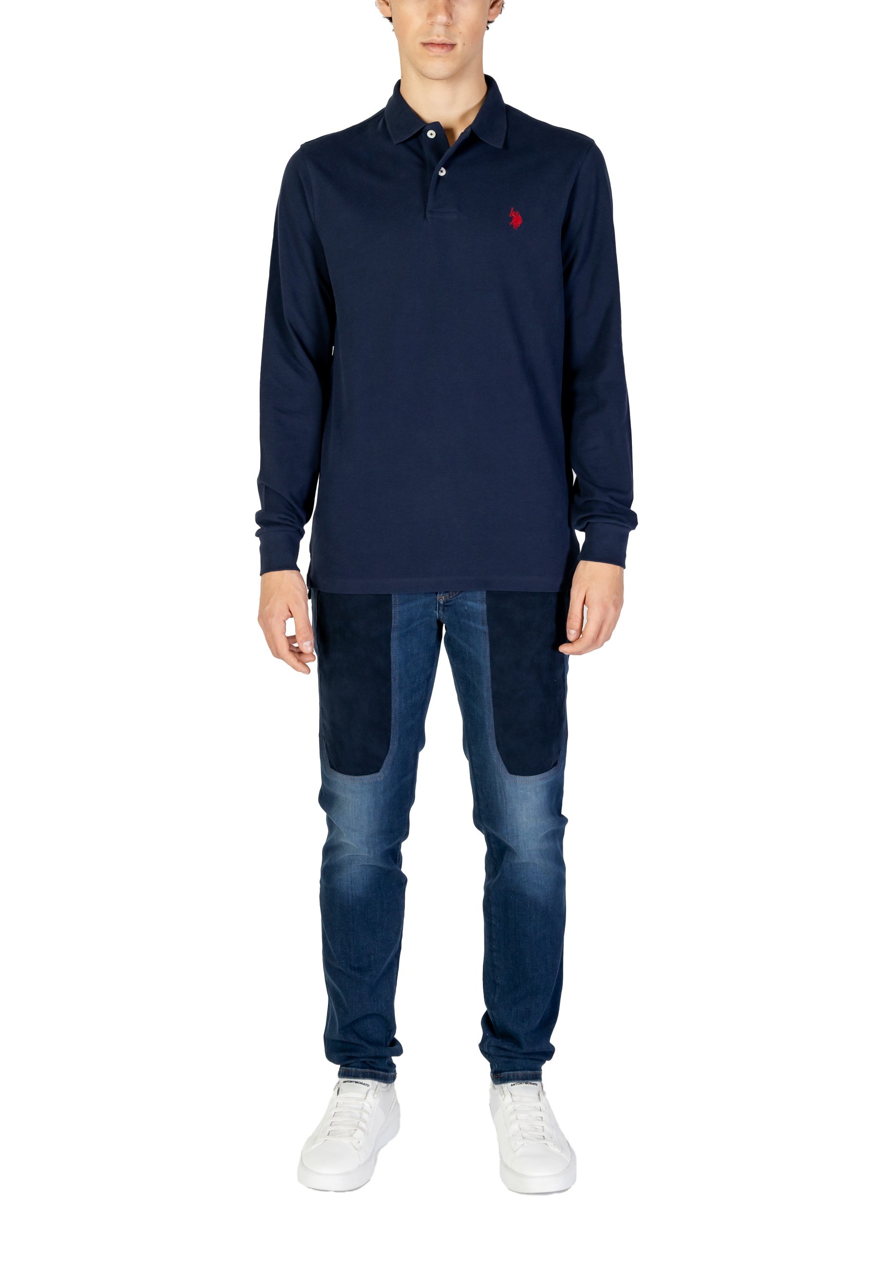 

Поло U.S. Polo Assn., синий