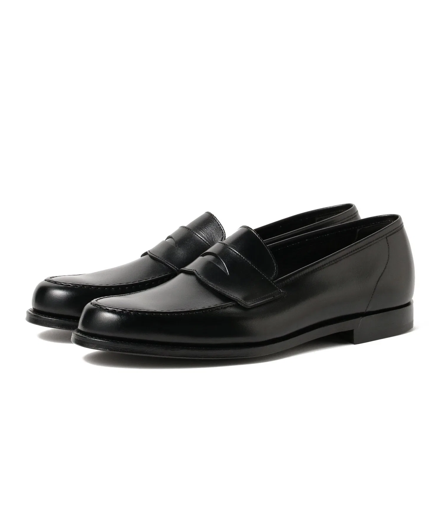Мужские кожаные лоферы CROCKETT&JONES MAINE2 чёрные