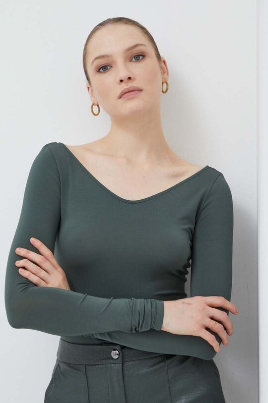 

Рубашка с длинным рукавом Max Mara Leisure, зеленый