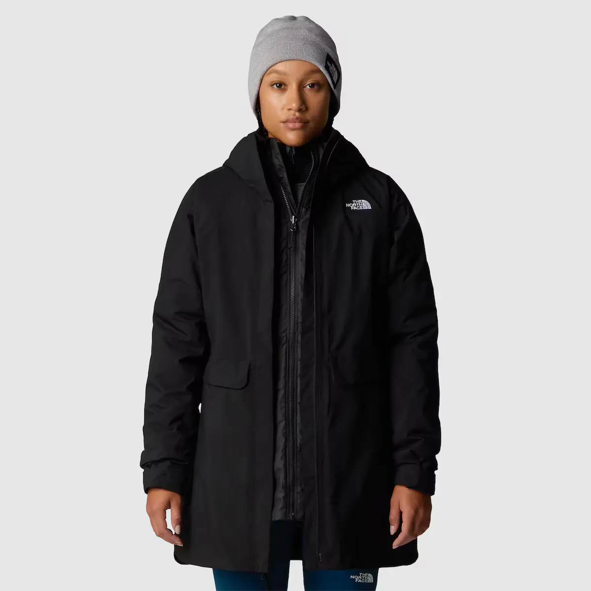 

Женская парка 3-в-1 DryVent Mono Triclimate The North Face, чёрный