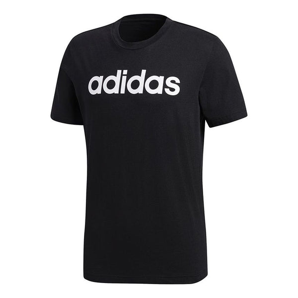 

Футболка comm m tee logo printing sports knit short sleeve black Adidas, черный