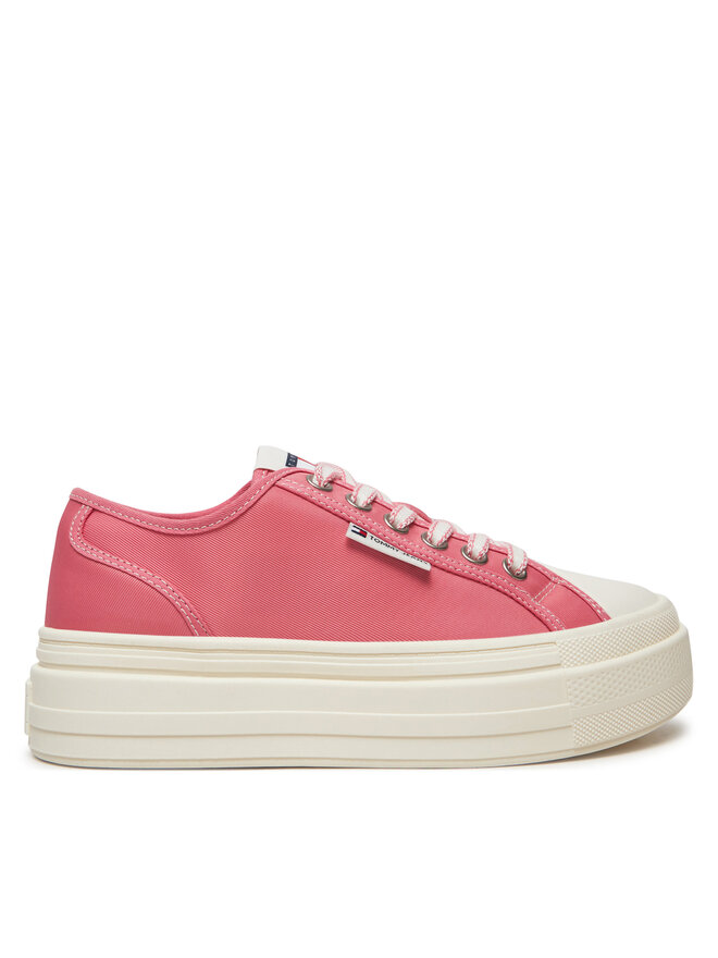 Тканевые кеды Foxing EN0EN02713 Tommy Jeans, розовый
