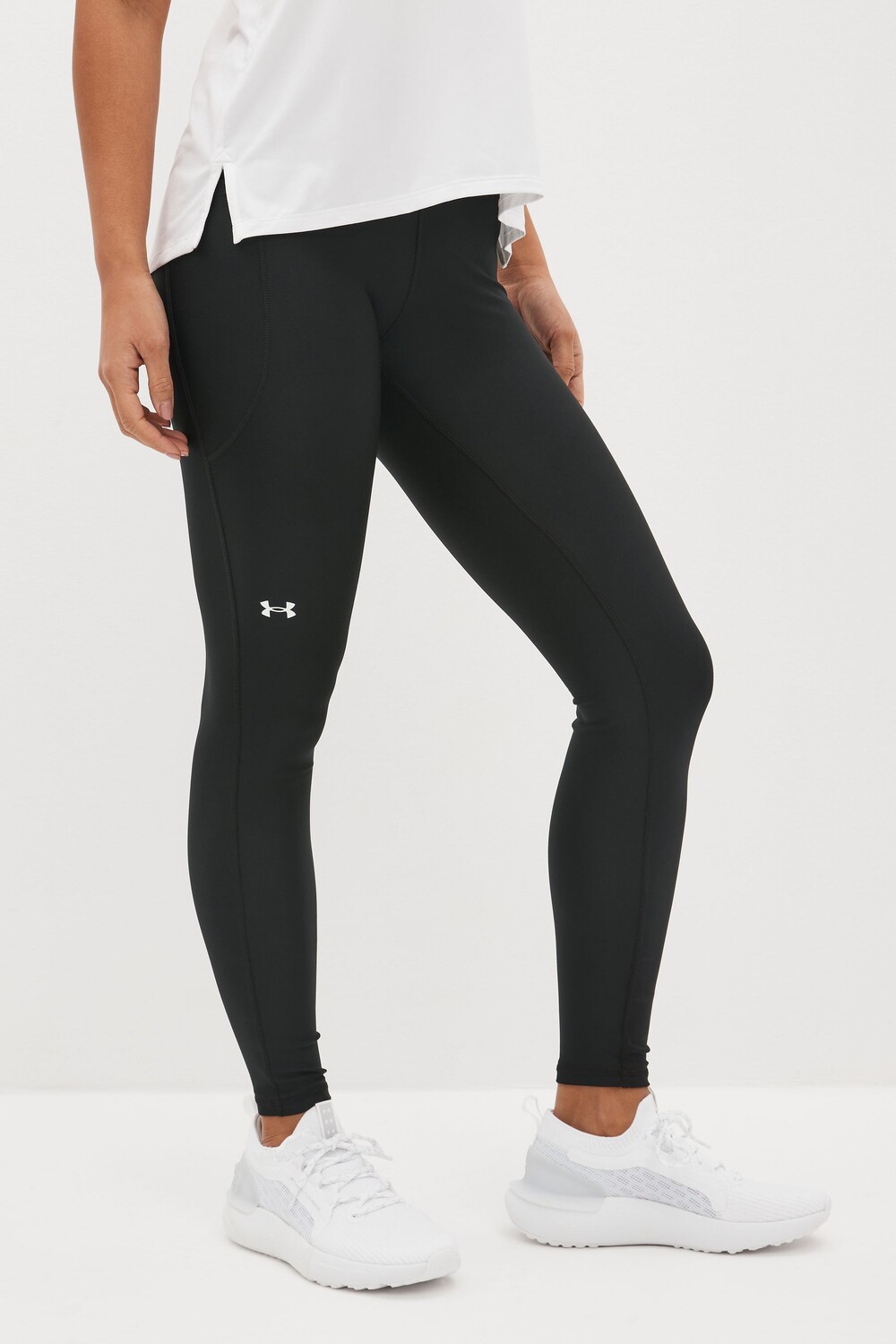 

Леггинсы с нескользящим поясом Under Armour, черный