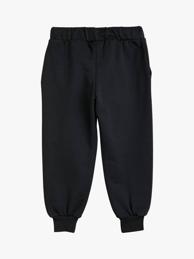 Детские джоггеры из органического хлопка Mini Rodini, Black — фото 2