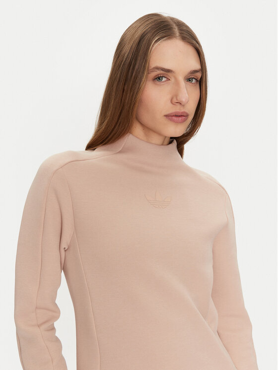 Блузка облегающего кроя Structured Interlock JJ0938 Adidas, бежевый — фото 4