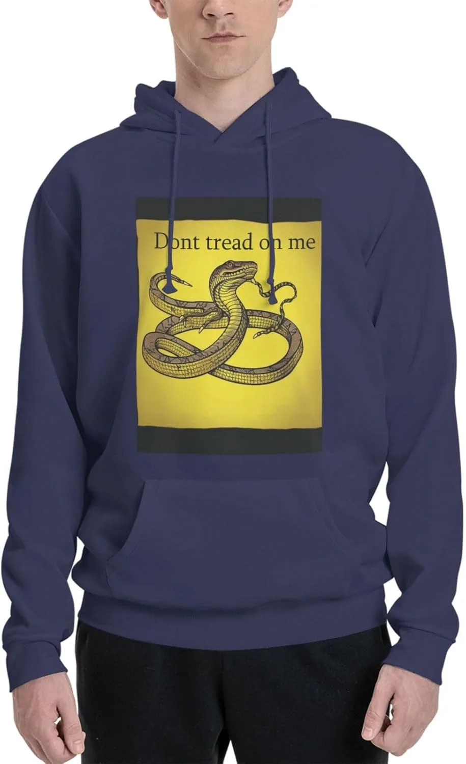 

Мужская флисовая толстовка с капюшоном Don't Tread On Me LKWSCGHM