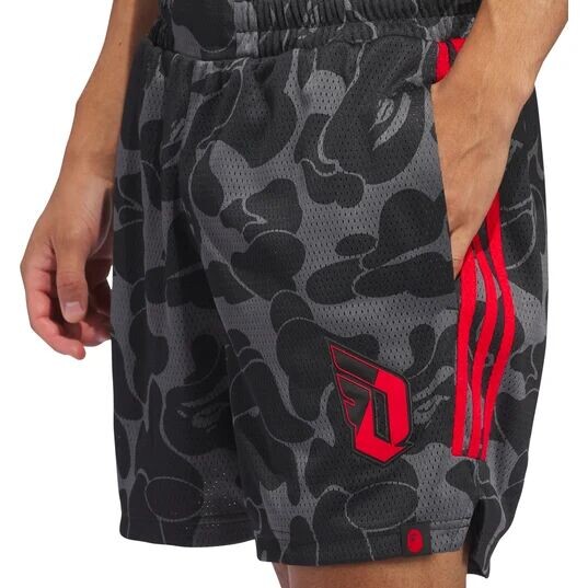 

Шорты Bape x Lady 9 adidas, цвет Schwarz/Grau