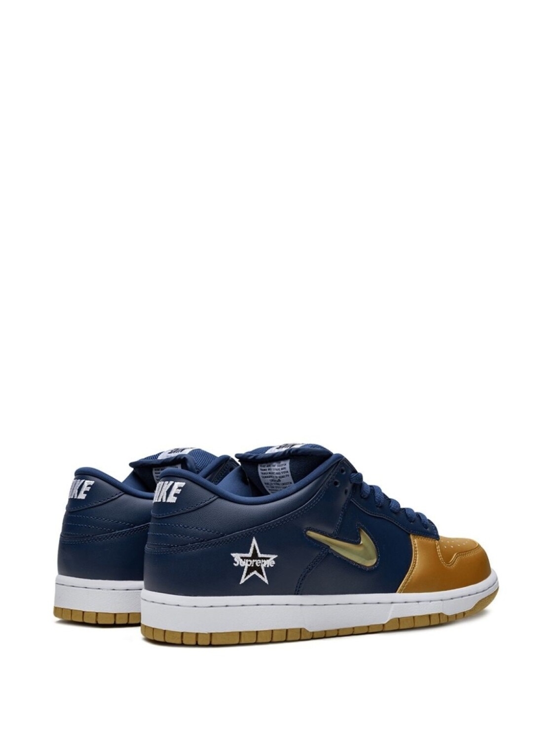 Кроссовки SB Dunk Low OG из коллаборации с Supreme Nike, золотистый — фото 3