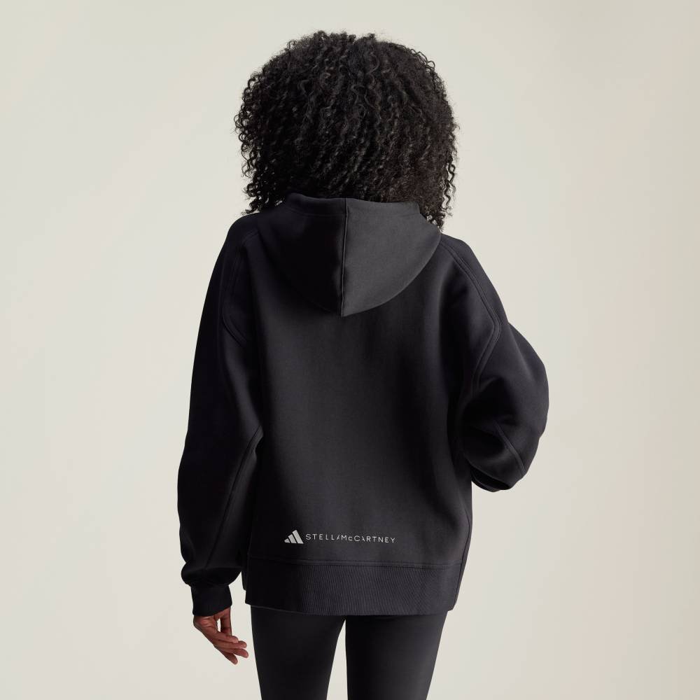 Толстовка by Stella McCartney на молнии Adidas, black — фото 2