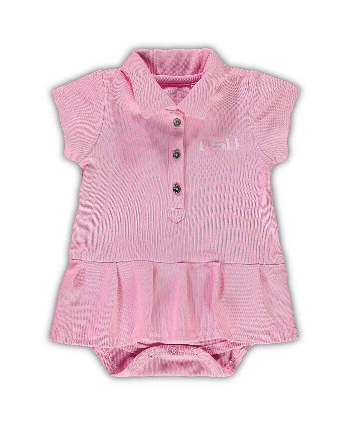 

Боди-поло LSU Tigers Caroline с рукавами-крылышками для девочек, розовое Garb
