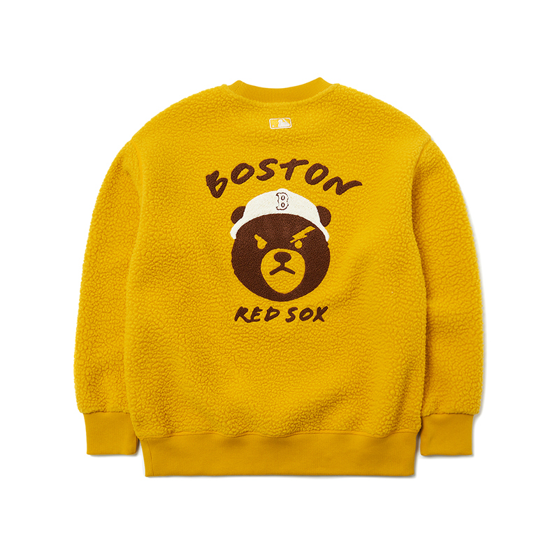 

Толстовка Frown Bear Series Unisex MLB, красный/желтый