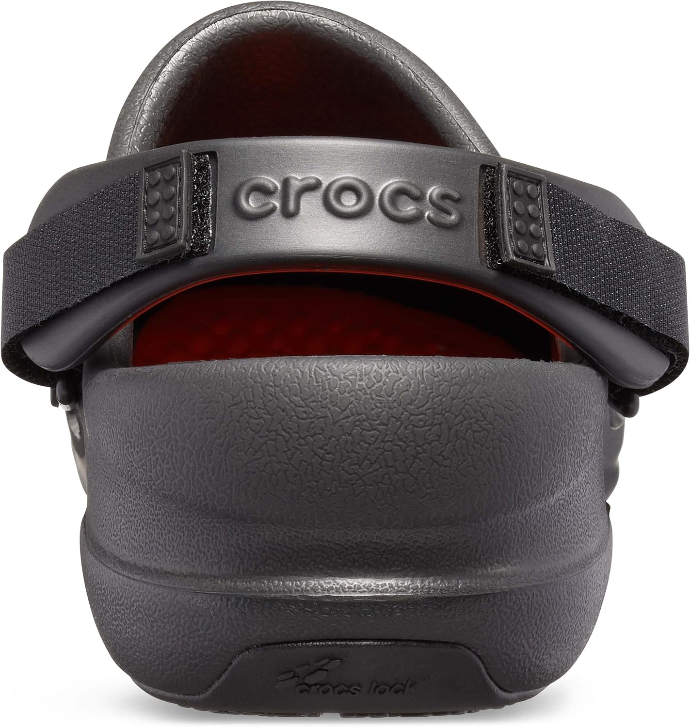 Мужские и женские сабо Crocs Bistro Pro Literide, Рабочая обувь с противоскользящей подошвой, черный — фото 2