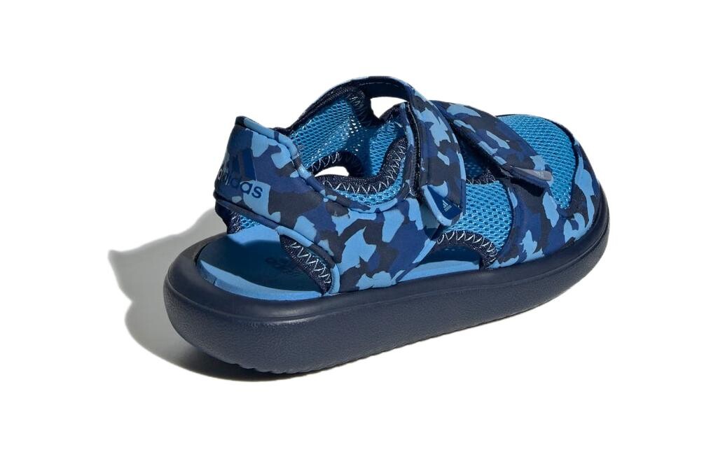 Кроссовки adidas Captain Toey Toddler Shoes TD Low-top Light Blue / Navy / Navy Blue, голубой — фото 4