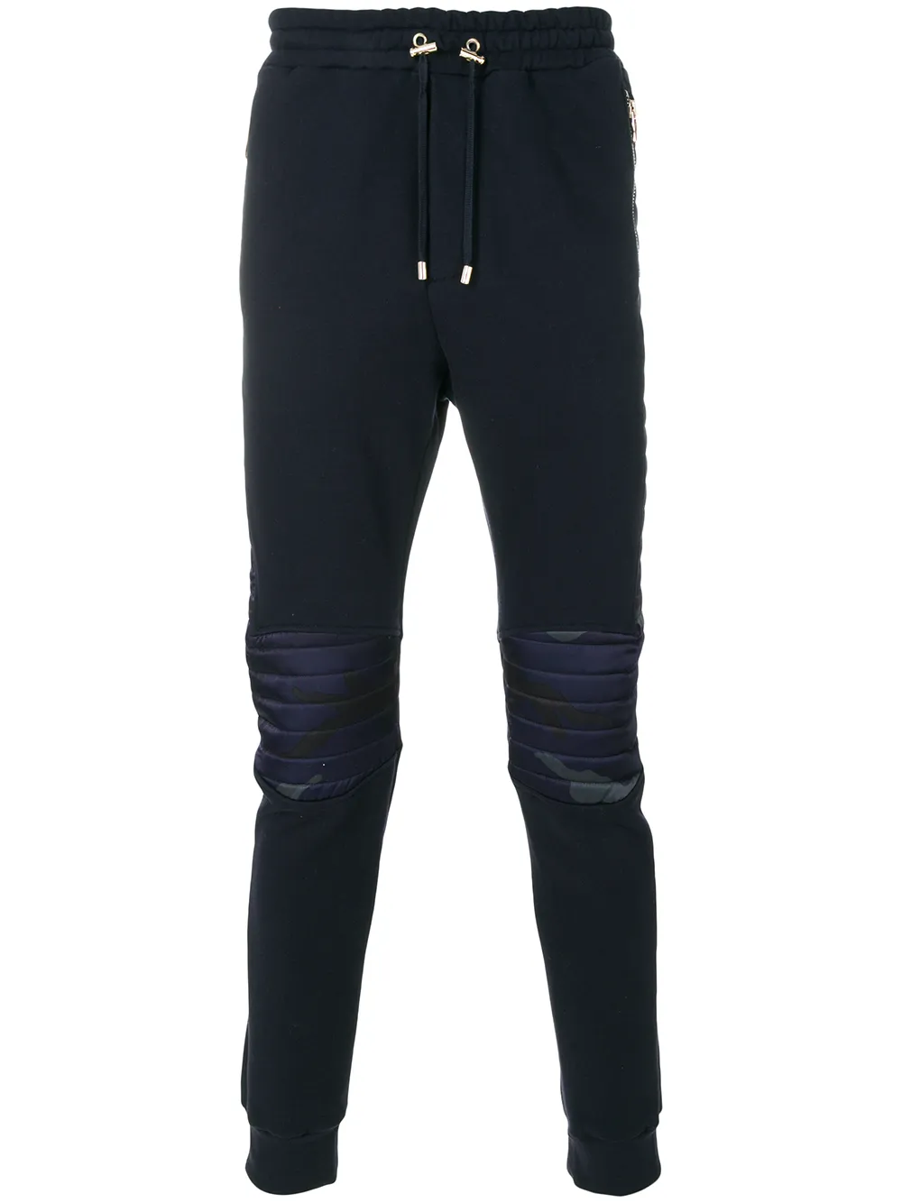 

Camouflage panel trackpants BALMAIN, синий