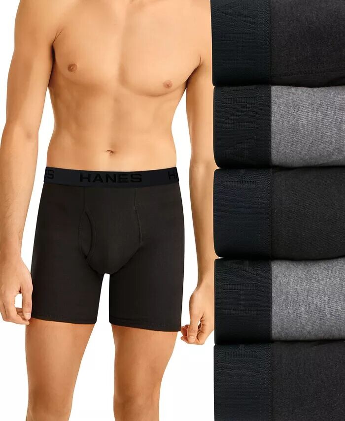 

Мужские боксеры-трусы Performance, 5 шт Hanes, черный