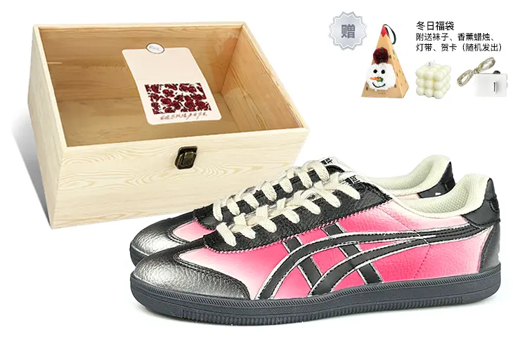 

Кроссовки Onitsuka Tiger Tokuten Skateboarding Shoes Unisex Low-top Silver, розовый
