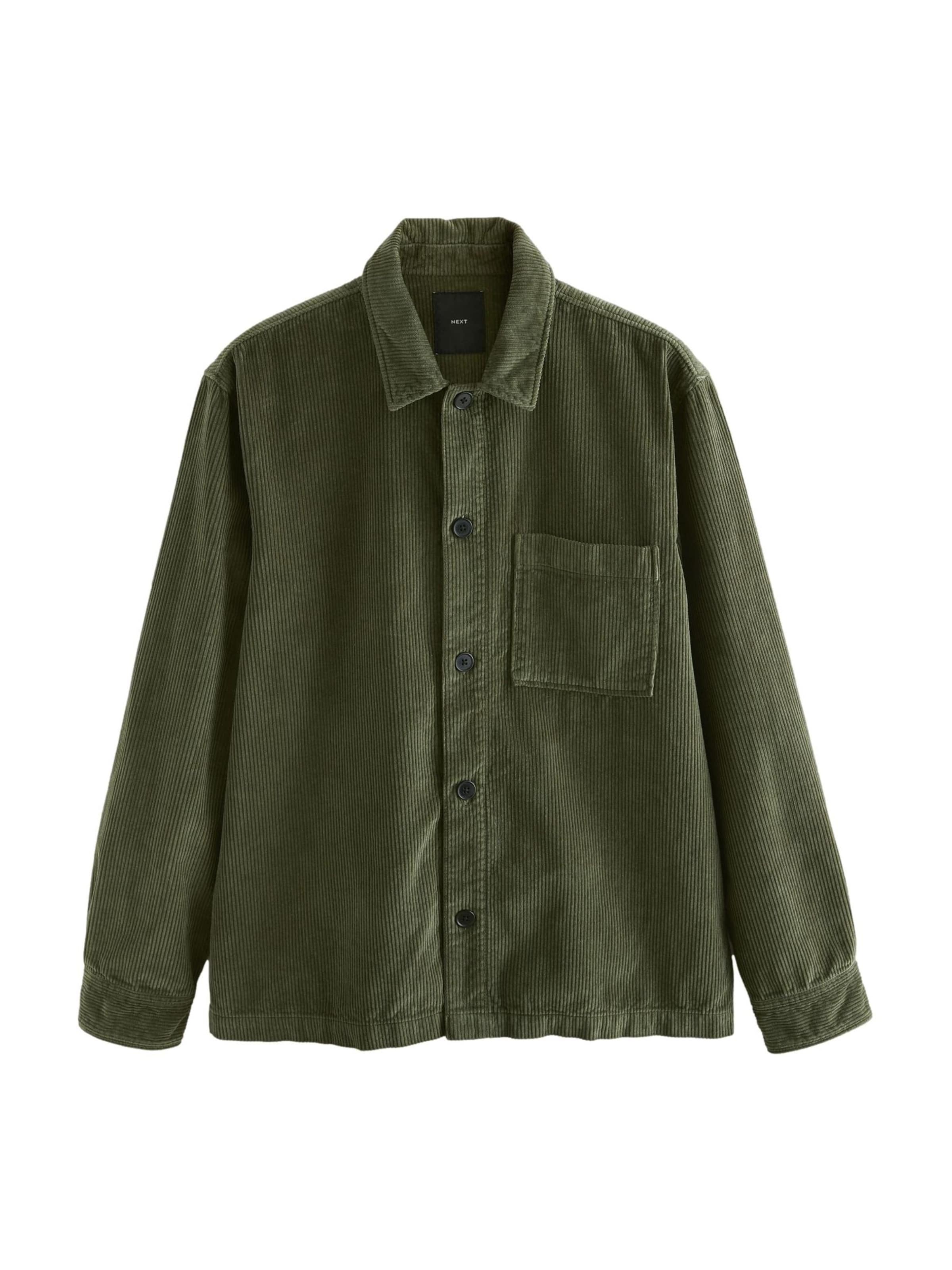 Next Рубашка на пуговицах Regular fit в цвете Olive