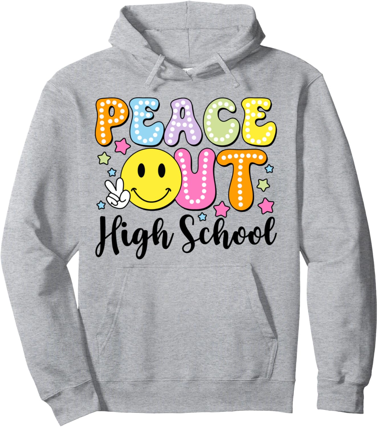 

Толстовка Peace Out High School Seniors Last Day School Graduation, серая Funny High School Graduation Tees Nyc, Серый, Толстовка Peace Out High School Seniors Last Day School Graduation, серая Funny High School Graduation Tees Nyc