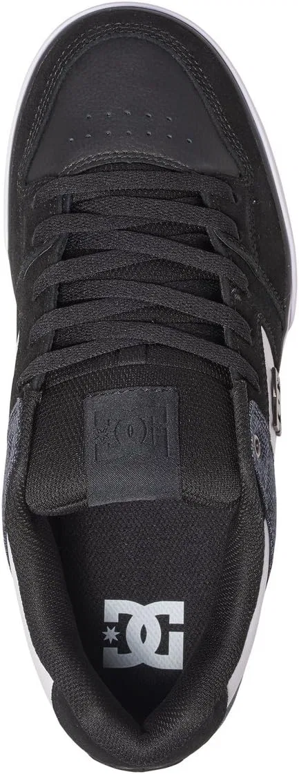 Мужские низкие кеды DC Pure Se DC Shoes, Black Black White — фото 4