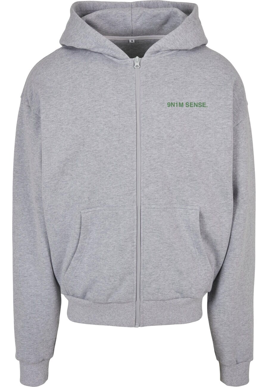 

Толстовка с капюшоном на молнии 9N1M SENSE Zip-Up Hoodie, пятнистый серый