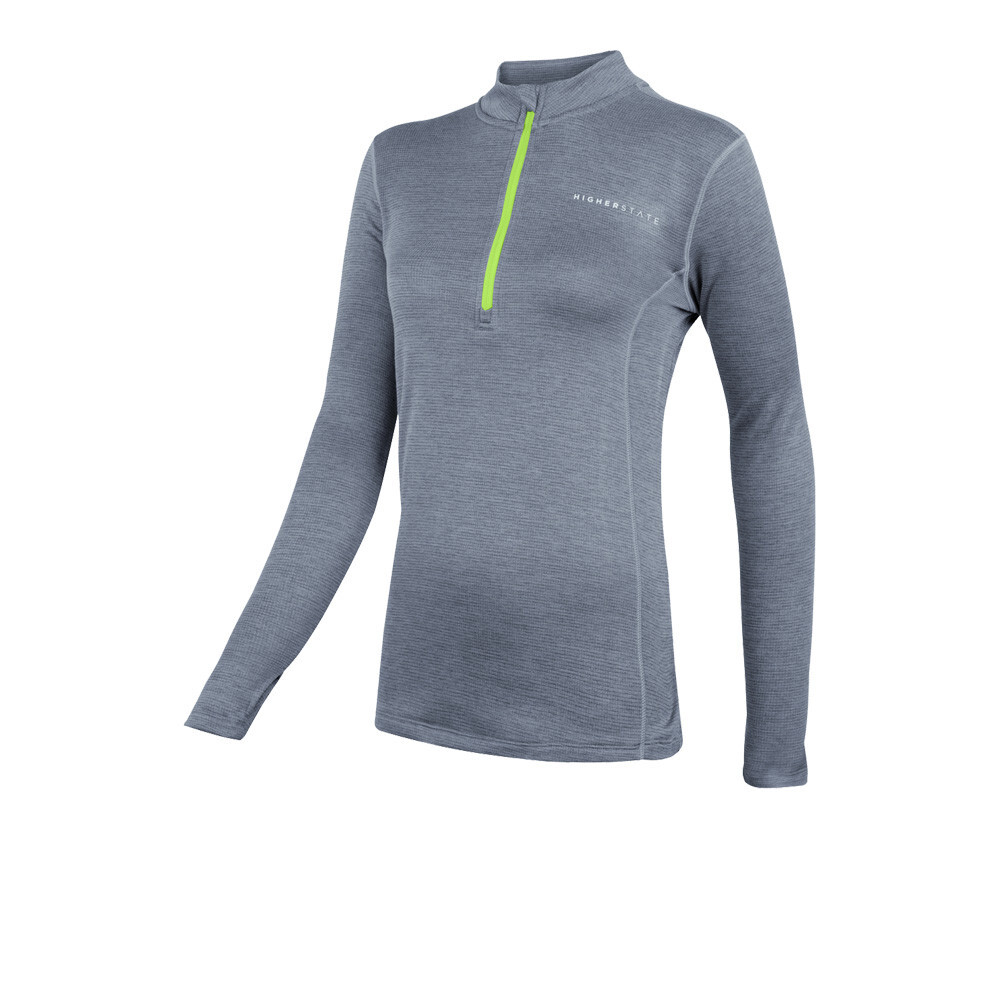 

Спортивный топ Higher State L/S 1/4 Zip Micro Grid, серый