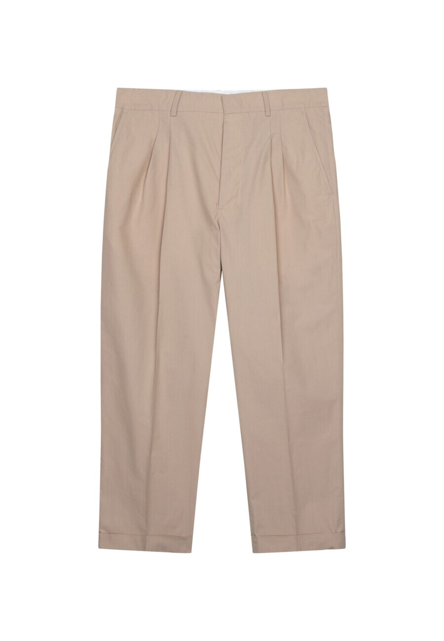 

Брюки SEIDENSTICKER Regular Pleat-Front Pants Studio, бежевый
