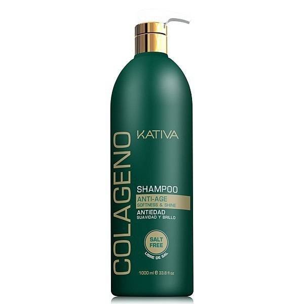 

Kativa Colageno Anti-Age Шампунь с коллагеном с укрепляющим эффектом после кератина, 1000 мл