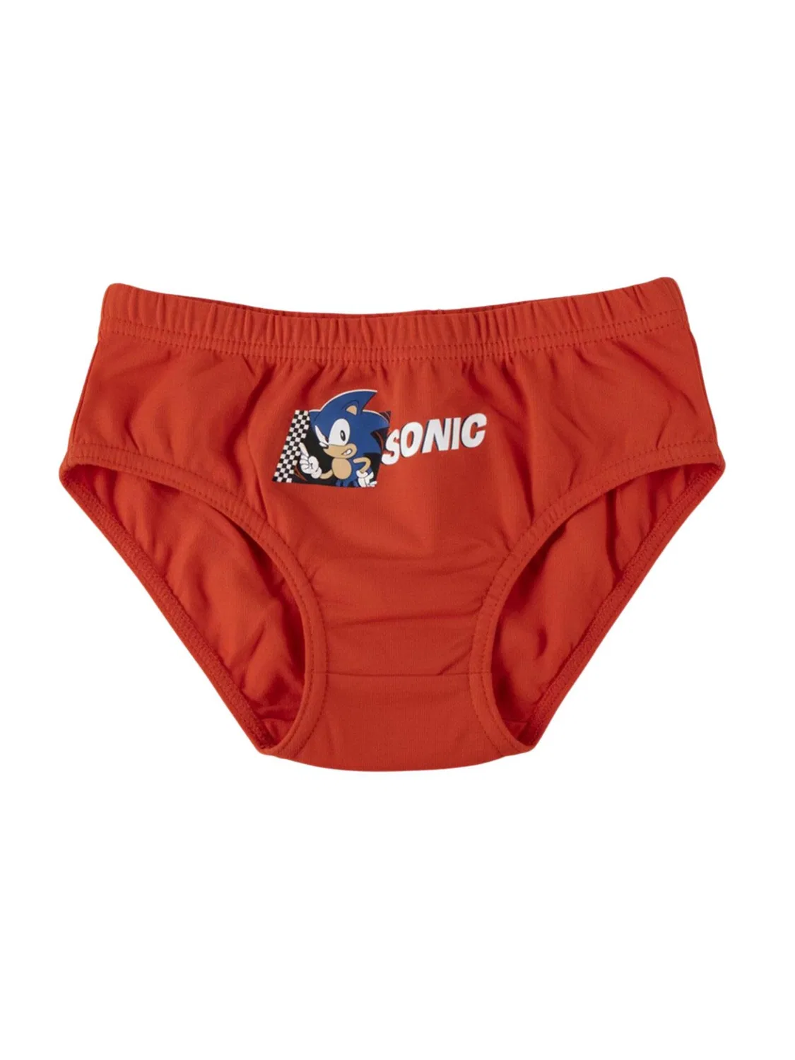 Трусы Disney Jungen Unterwäsche-Set Single Jersey 3-teilig - Sonic синего, красного и белого цвета — фото 4
