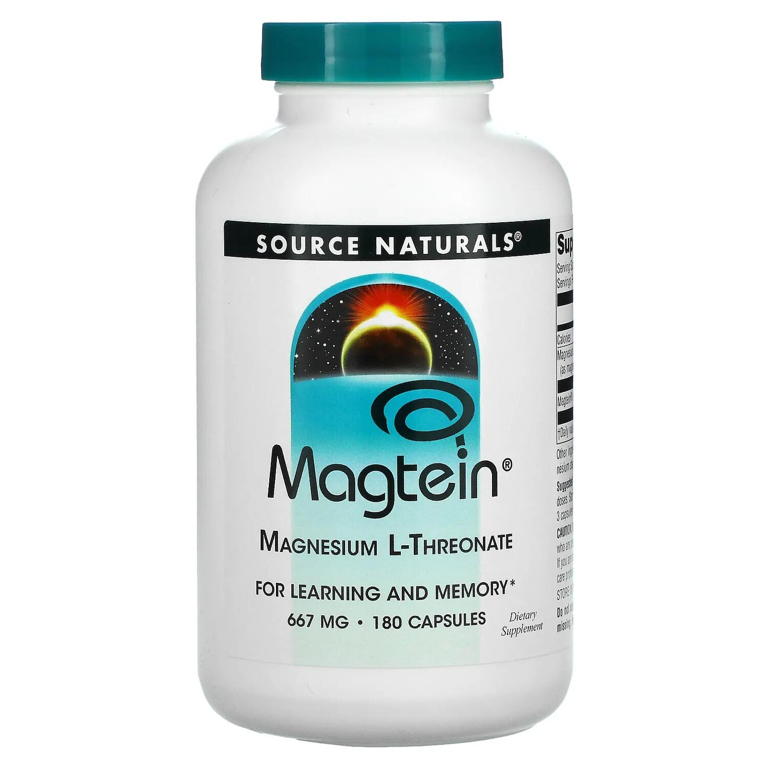 

Source Naturals Magtein магний L-треонат 667 мг 180 капсул