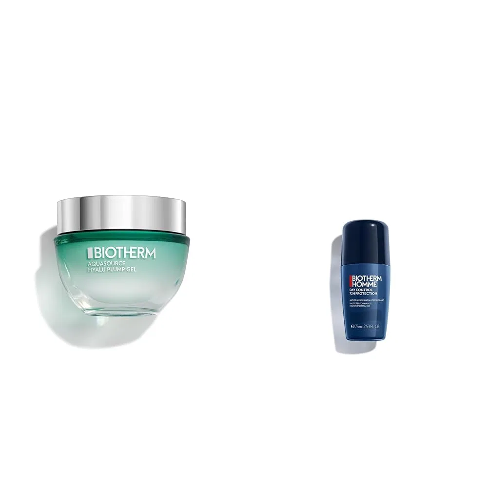 Набор: гель Aquasource Gel PNM 50 мл и дезодорант Day Control R-On 72h 75 мл Biotherm