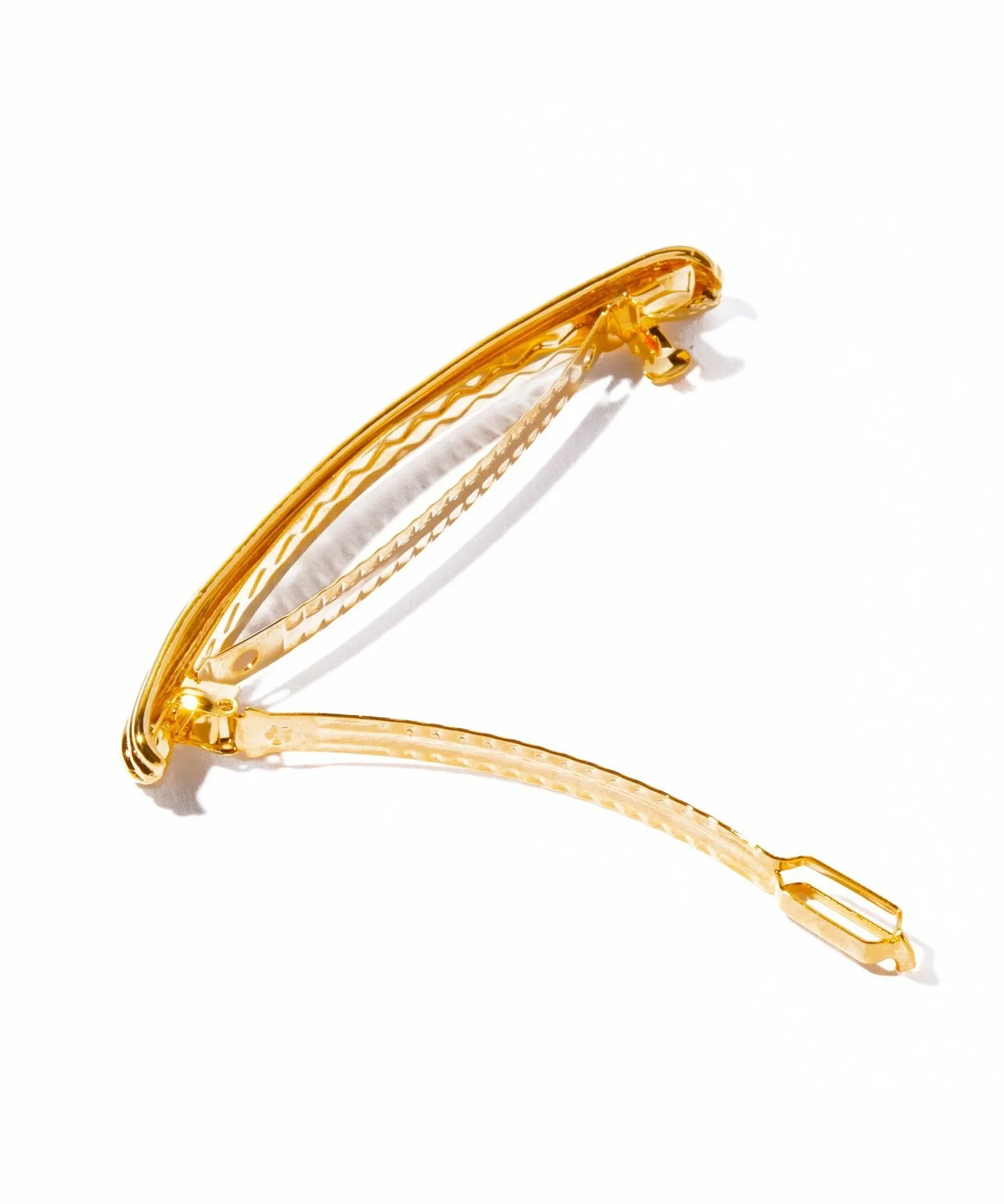 Заколка для волос /motion barrette/barrette/hair clip HB100 Iris47, GLD — фото 2