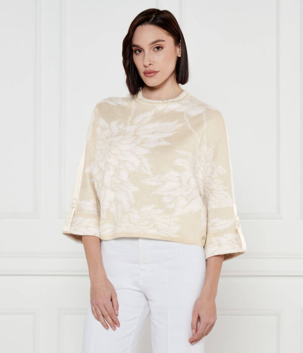 

Шерстяной свитер Loose fit Marc Cain, желтый