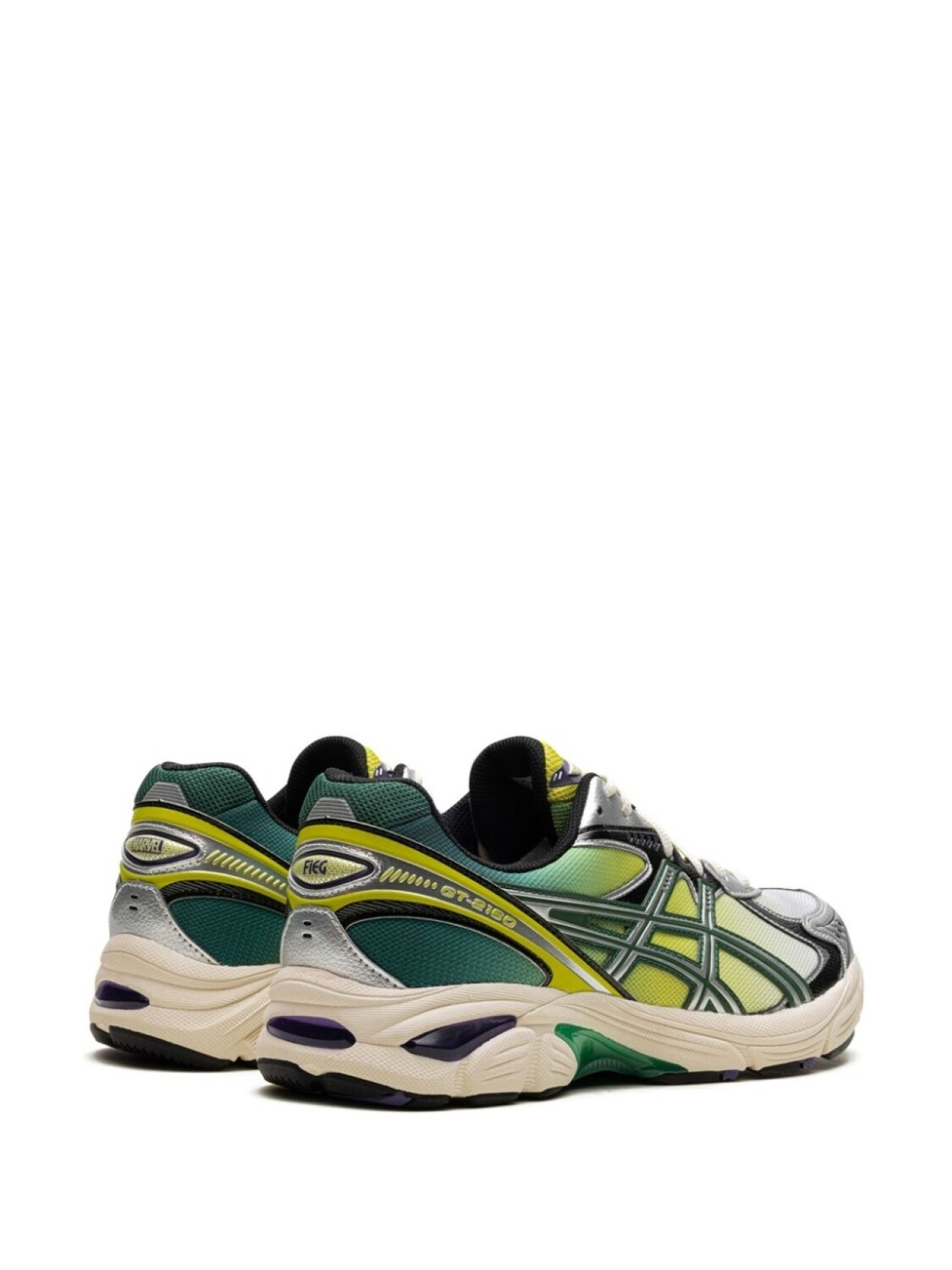 ASICS кроссовки GT-2160 Marvel Villains Green Goblin из коллаборации с Kith, зеленый — фото 2