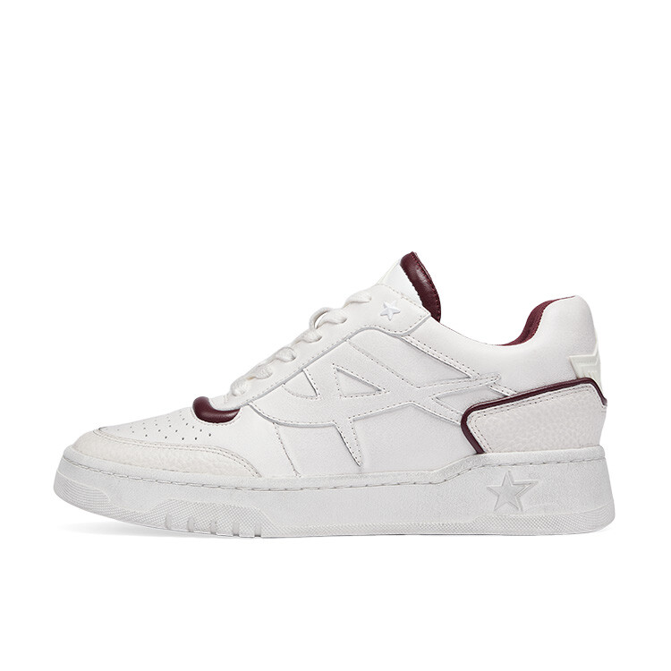 Кроссовки ASH Skateboarding Shoes Women's Low-top Red, белый