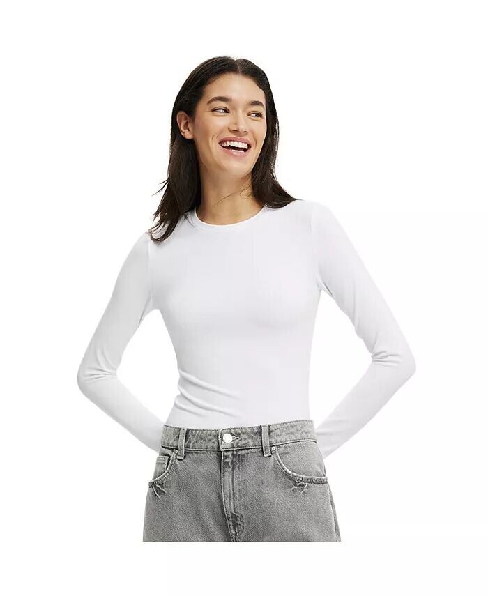 

Женский джемпер All Day Crew с длинным рукавом COTTON ON, белый