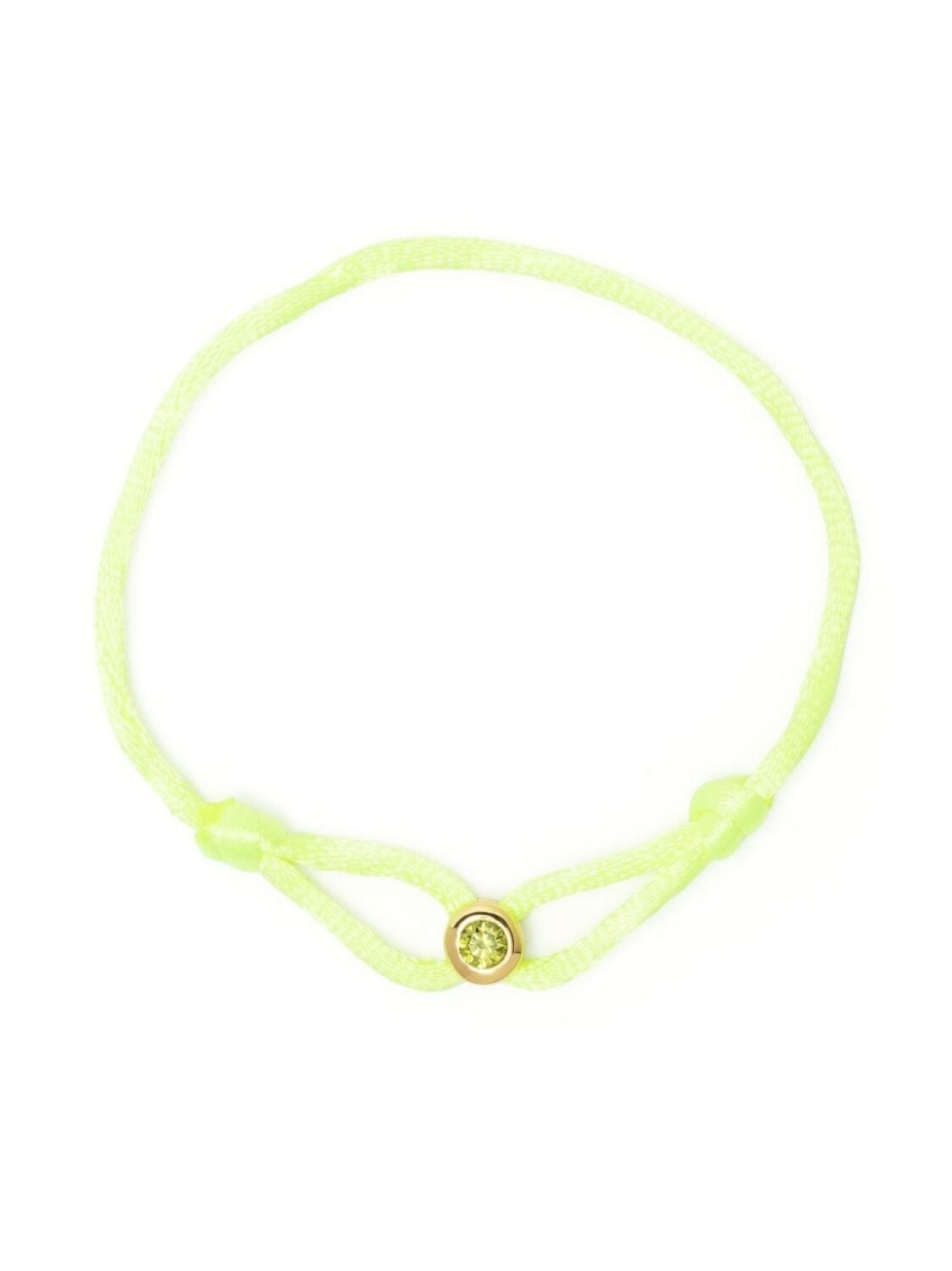 

Шелковый браслет August Birthstone Eshvi, желтый