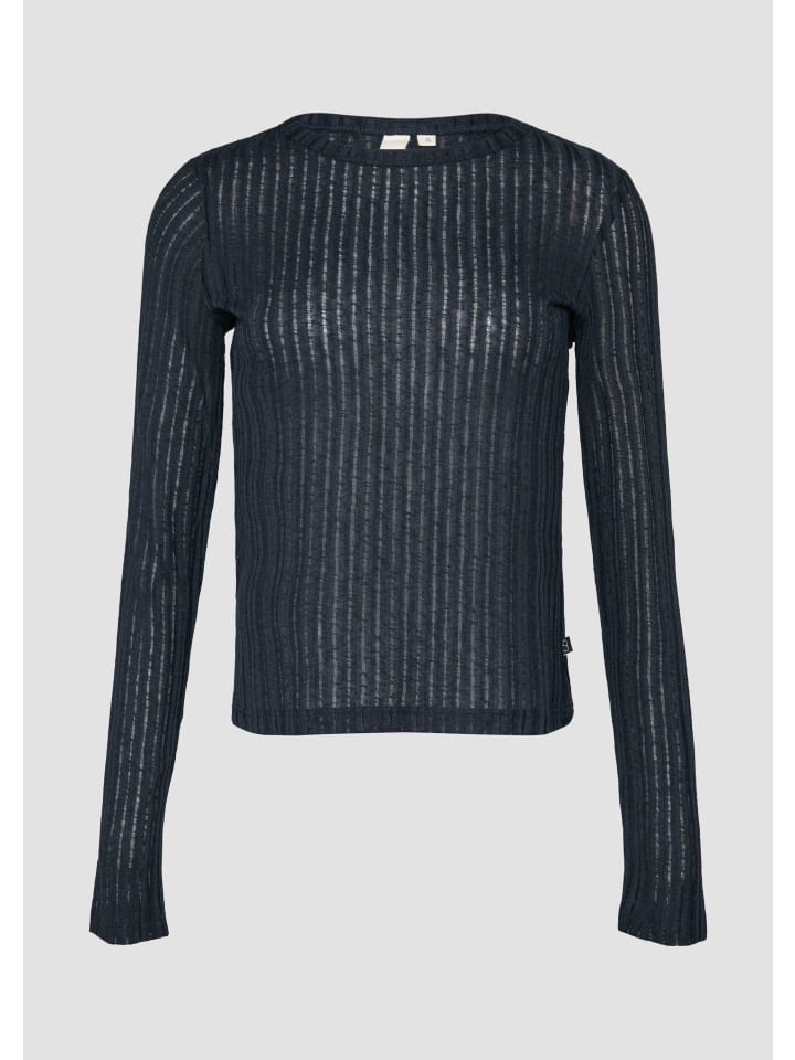 

QS Лонгслив 5872_темно-синего цвета