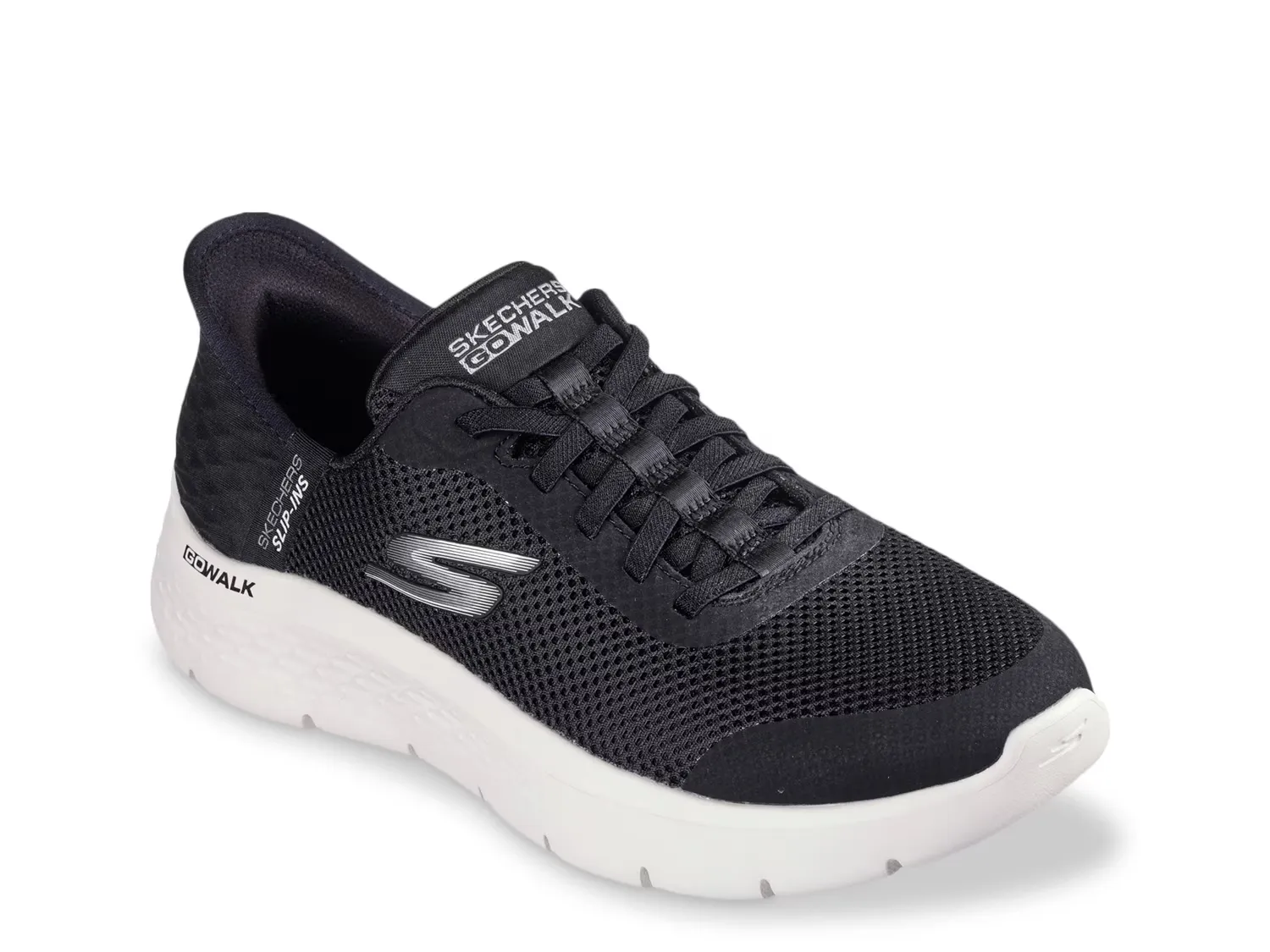 

Кроссовки Hands Free Slip-Ins GO Walk Flex Grand Entry Sneaker Skechers, черно-белый, Черный, Кроссовки Hands Free Slip-Ins GO Walk Flex Grand Entry Sneaker Skechers, черно-белый