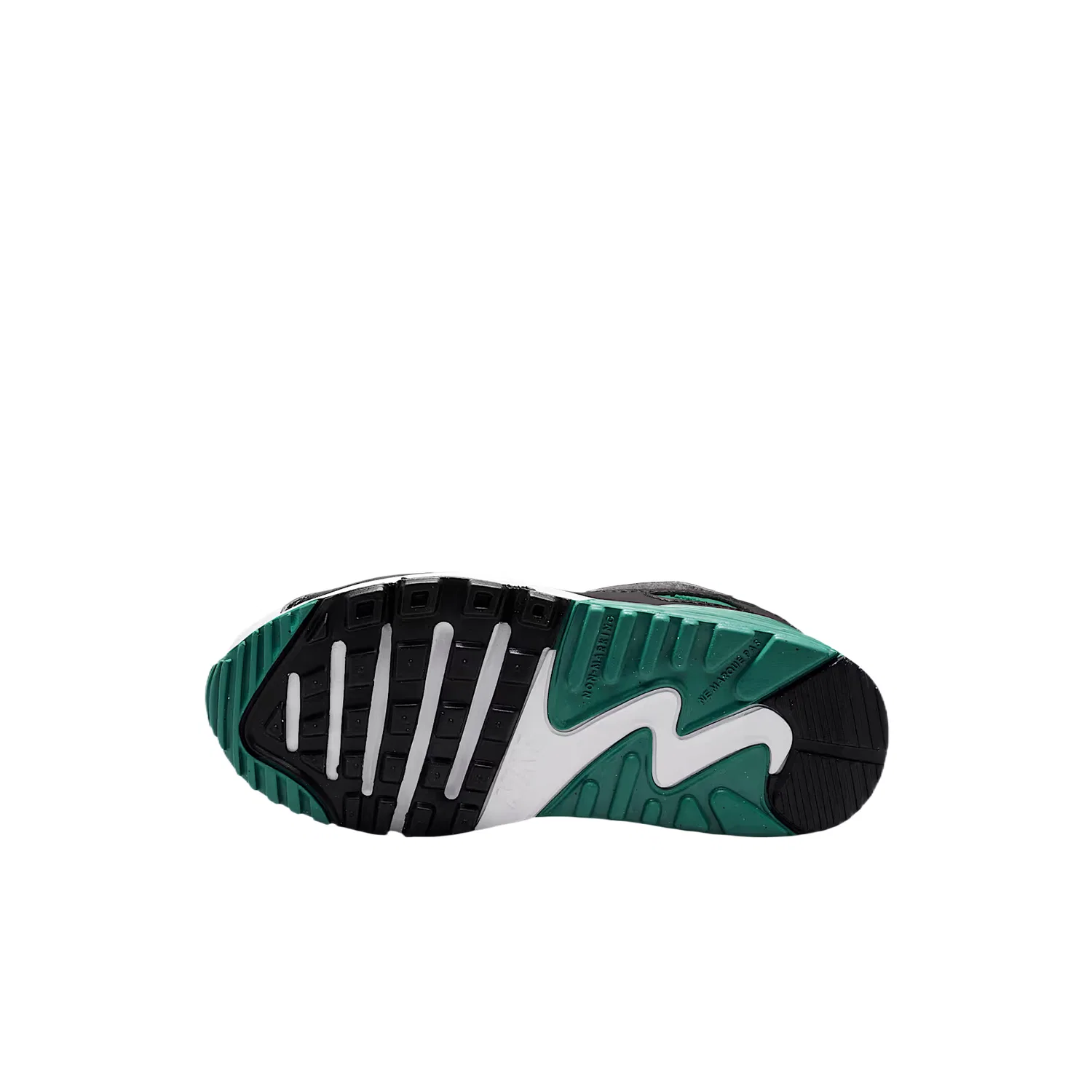 Кроссовки детские Air Max 90 Casual Pre School Nike, Jadeite Green/Aura/Summit White/Fortress Gray/Cool Gray — фото 4