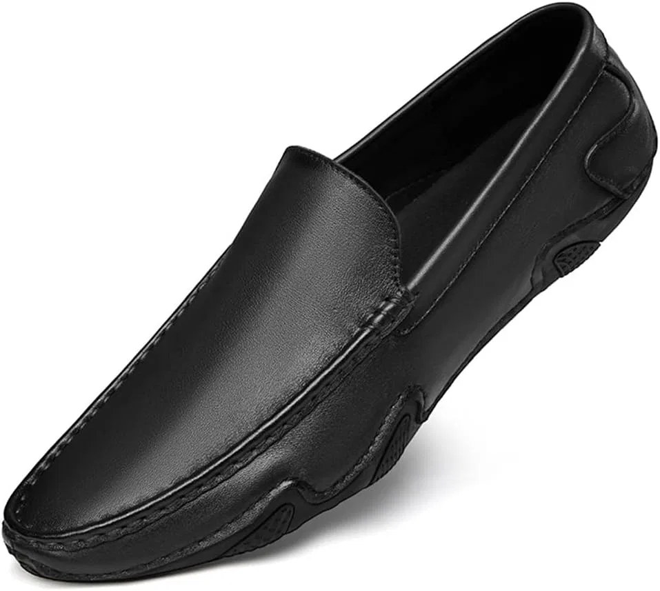 Мужские лоферы, кожаные, Classic Outdoor Slip On, черный PUGHGAETZF — фото 3