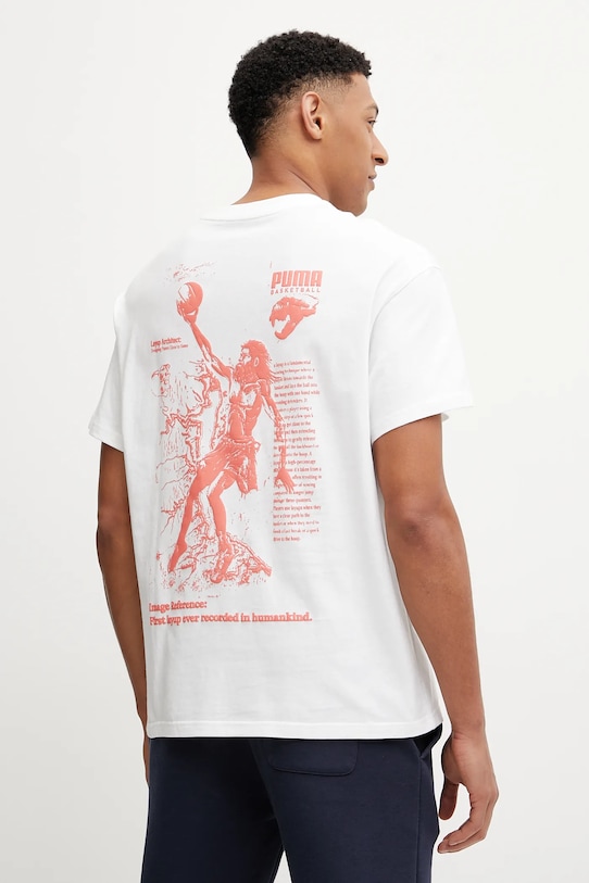 

Хлопковая футболка The First Buckets Puma, белый