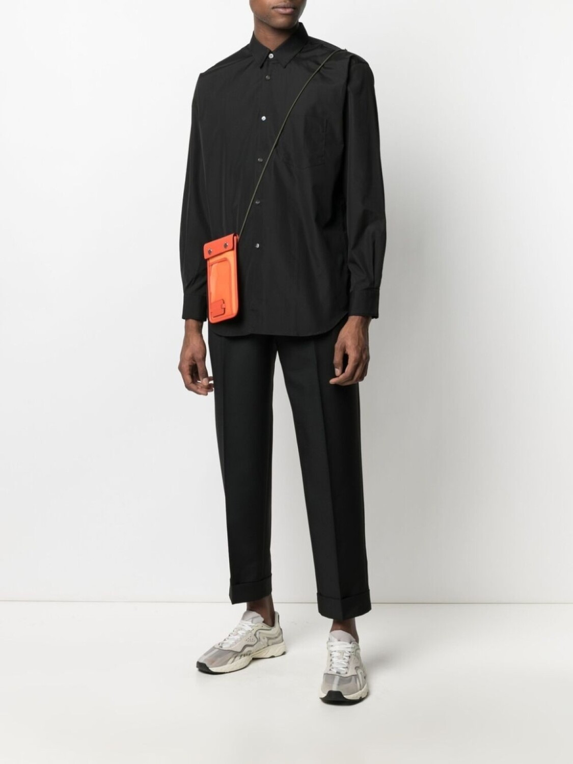Рубашка с заостренным воротником Comme Des Garçons Shirt, черный — фото 2