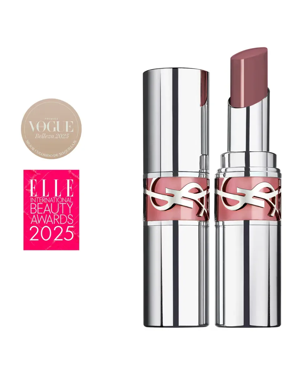 Помада для губ с эффектом влажного блеска Loveshine Yves Saint Laurent, 203 Blushed Mallow — фото 2