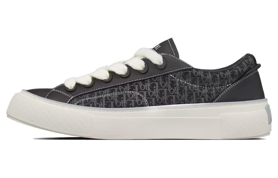 

Кроссовки B33 из гладкой телячьей кожи с косым жаккардом DIOR, черный