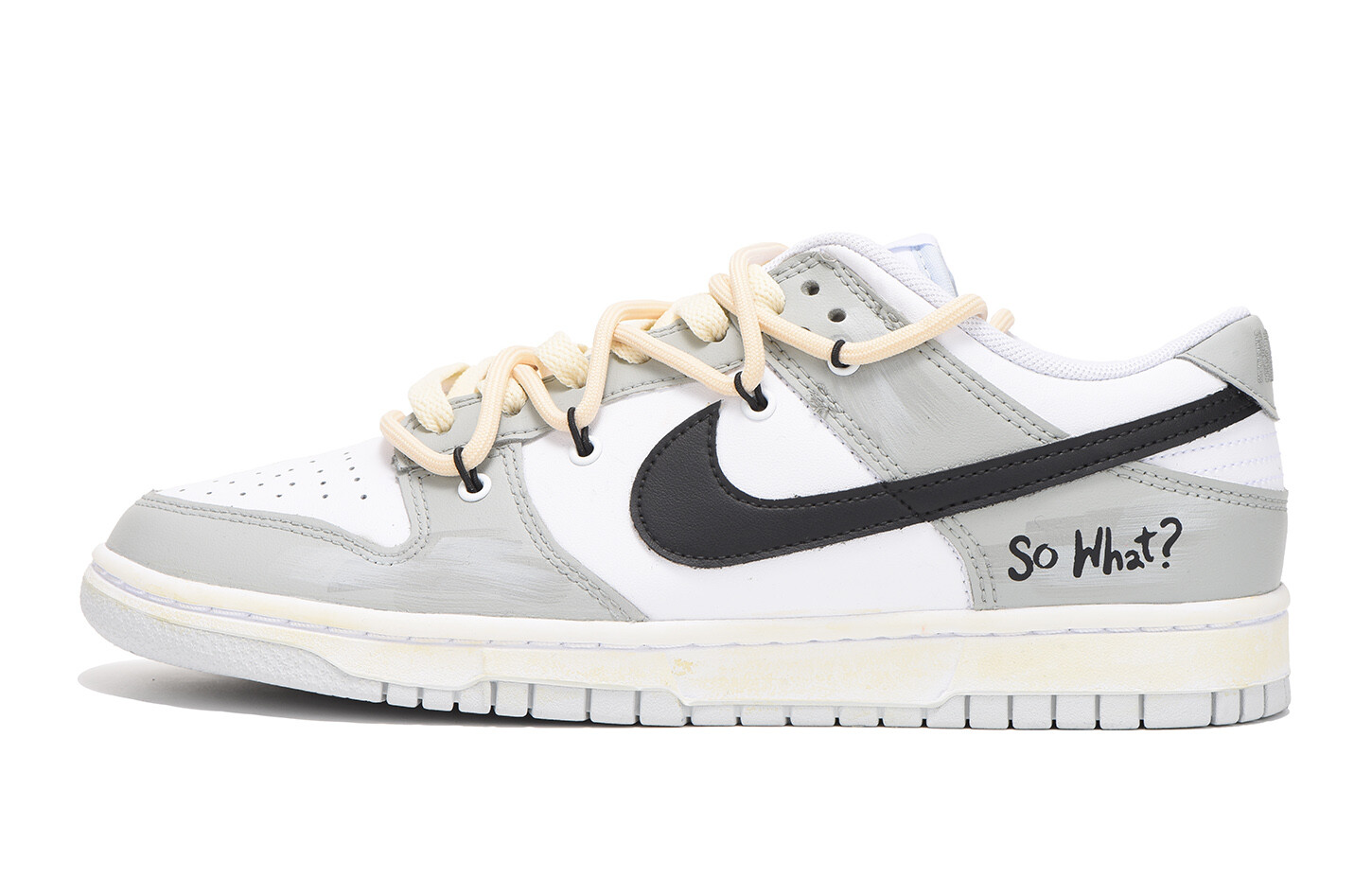 

Кроссовки Nike Dunk Skateboard Shoes Women's Low-Top White Gray