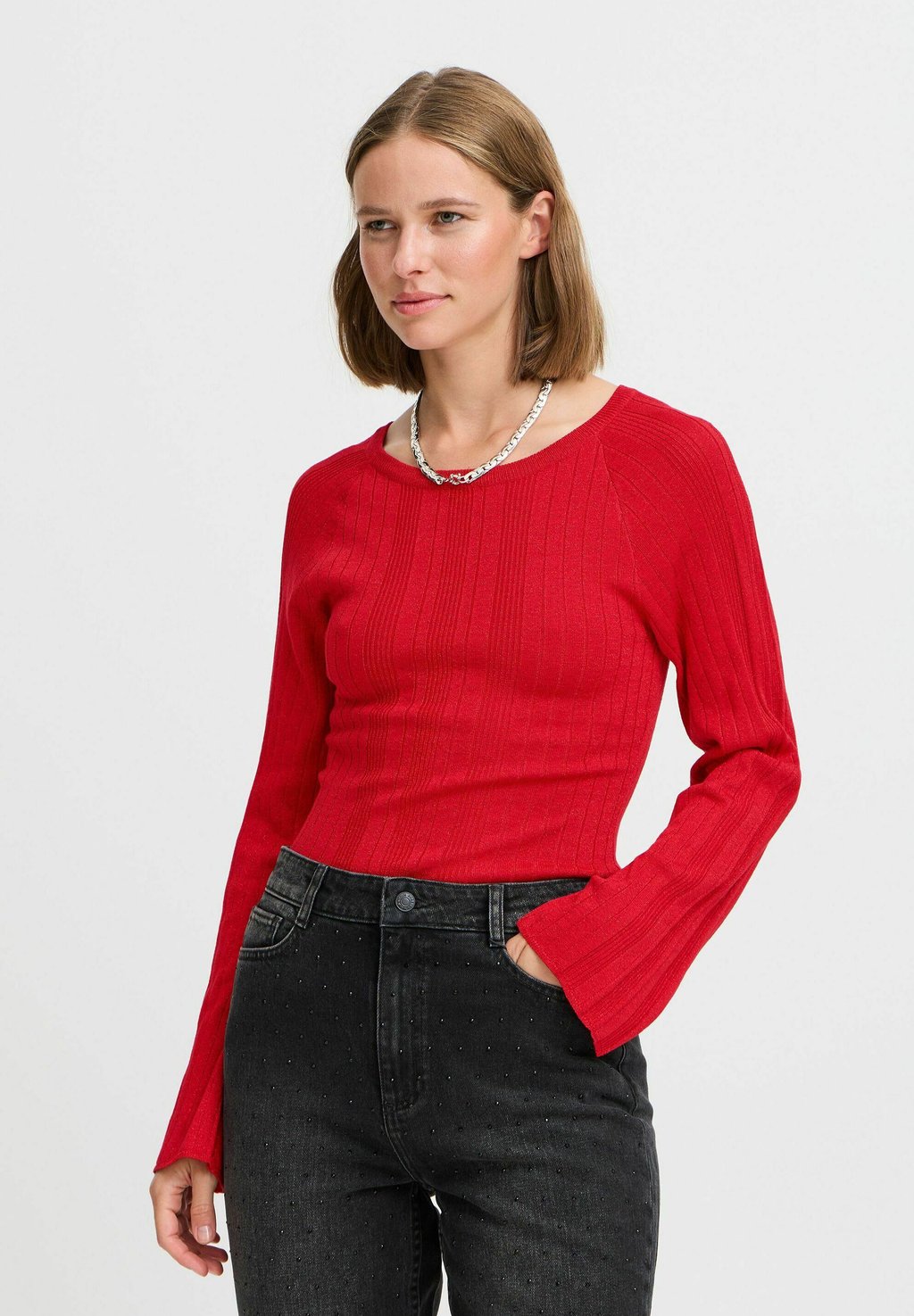 

Джемпер BYMOBBE RAGLAN JUMPER b.young, красный